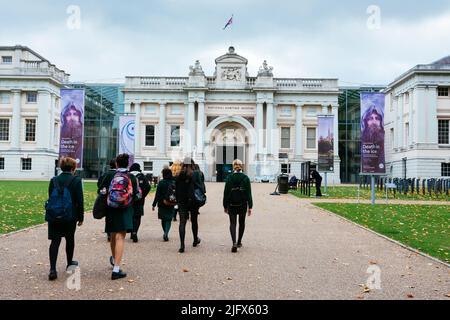 Das National Maritime Museum, NMM, ist ein maritimes Museum in Greenwich, London. Es ist Teil der Royal Museums Greenwich, einem Netzwerk von Museen in der Marit Stockfoto