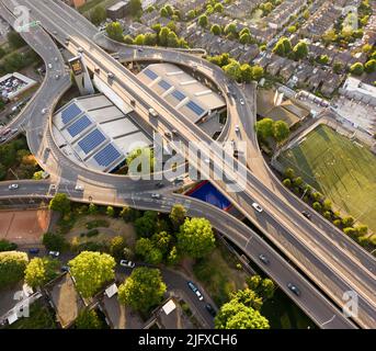 A40 Westway Roundabout, London Stockfoto