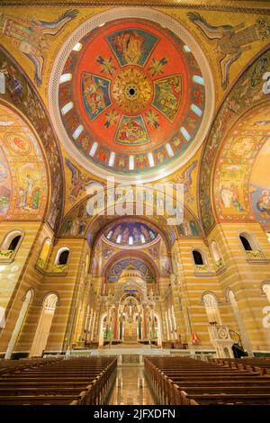 65095-03707 Innere der Kathedrale Basilika Saint Louis, St. Louis MO Stockfoto