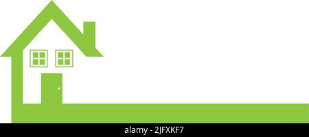Haus Immobilien Logo Stock Vektor