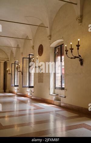 Palazzo Communale Bologna Italien Stockfoto