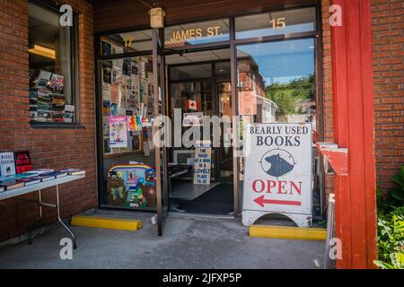 Bearly Used Books ist ein gebrauchter Buchladen in Parry Sound, Ontario, Kanada Stockfoto