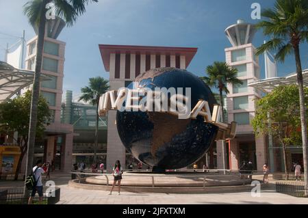 Universal Studios Freizeitpark Attraktion im Resort World, Sentosa Island, Singapur Stockfoto