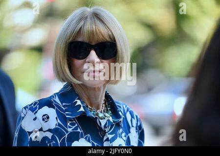 Anna Wintour besucht die Chanel Haute Couture Herbst Winter 2022 2023 Show im Rahmen der Paris Fashion Week am 05. Juli 2022 in Paris, Frankreich. Foto von Franck Castel/ABACAPRESS.COM Stockfoto