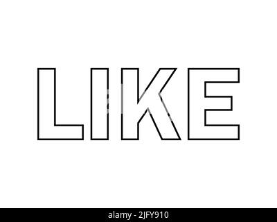 Wie. Text positive motivierende Wörter mit weißem Hintergrund. Stock Vektor