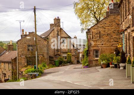 Das Dorf Longnor im Staffordshire Moorlands Peak District Stockfoto