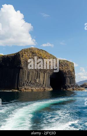 Fingals Cave auf Staffa Island, Inner Hebrides Stockfoto