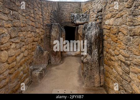 Antequera Dolmens, UNESCO-Weltkulturerbe, Andalusien, Spanien, Europa Stockfoto