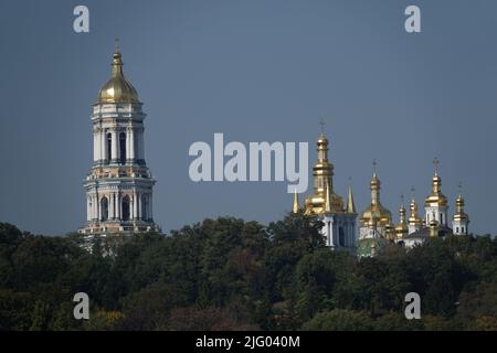 Kiew, Ukraine 2. Oktober 2021: Die Heilige Dormition Kiew-Pechersk Lavra ist der wichtigste orthodoxe Ort und eines der ersten Klöster in Kiewer Rus Stockfoto