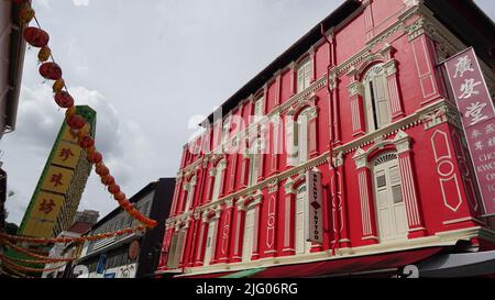 In jeder Ecke der Welt finden Sie ein Chinatown, ein chinesisches Restaurant oder einen asiatischen Lebensmittelhändler. · Ich bin erstaunt darüber. Stockfoto