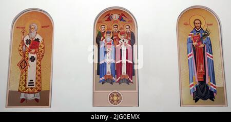 Kiew, Ukraine 24. Oktober 2020: Patriarchalische Kathedrale der Auferstehung Christi UGK Stockfoto