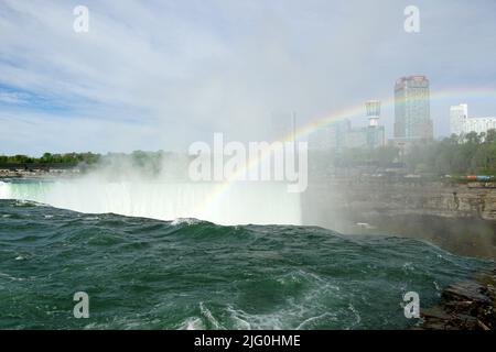 rainbow, Niagara Falls, les chutes du Niagara, Kanada, USA, Ontario provance, Bundesstaat New York, Nordamerika, Niagara-vízesés Stockfoto