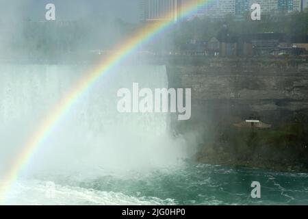 rainbow, Niagara Falls, les chutes du Niagara, Kanada, USA, Ontario provance, Bundesstaat New York, Nordamerika, Niagara-vízesés Stockfoto