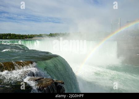 rainbow, Niagara Falls, les chutes du Niagara, Kanada, USA, Ontario provance, Bundesstaat New York, Nordamerika, Niagara-vízesés Stockfoto