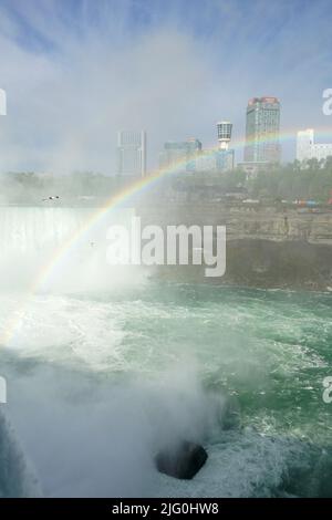 rainbow, Niagara Falls, les chutes du Niagara, Kanada, USA, Ontario provance, Bundesstaat New York, Nordamerika, Niagara-vízesés Stockfoto