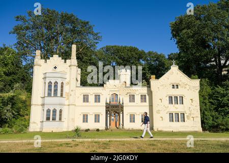 Kleines Schloss, Park Babelsberg, Potsdam, Brandenburg, Deutschland Stockfoto