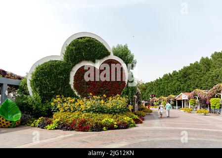 Wunderschöne Landschaft mit Blick auf die Vereinigten Arabischen Emirate Stockfoto