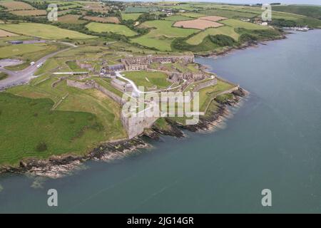 Charles Fort Kinsale Irland Drohne Luftaufnahme Stockfoto