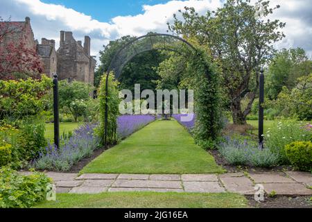 Kellie Castle, Pittenweem, Fife, Schottland, Großbritannien Stockfoto