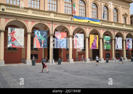 Teatro Comunale di Bologna Fondazione Bologna Italien Stockfoto