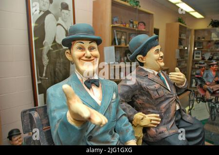 Laurel &amp; Hardy Museum in Harlem GA Georgien Stockfoto