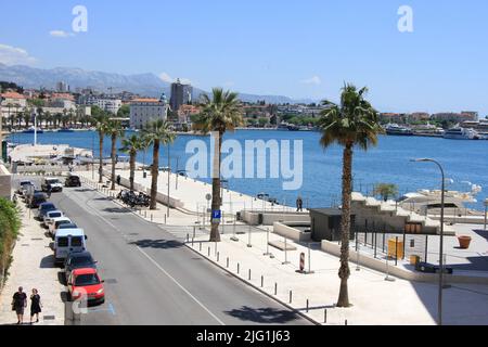Aspekte der Stadt Split, Kroatien Stockfoto