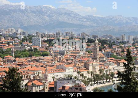 Aspekte der Stadt Split, Kroatien Stockfoto