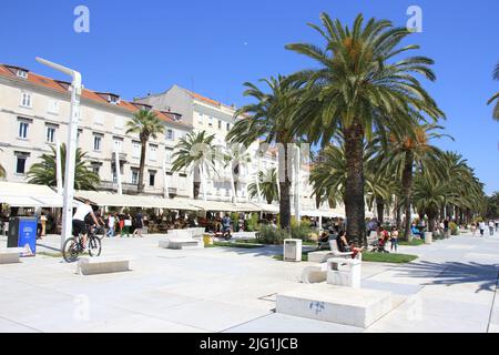 Aspekte der Stadt Split, Kroatien Stockfoto