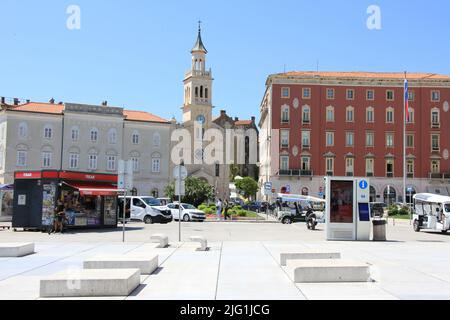 Aspekte der Stadt Split, Kroatien Stockfoto