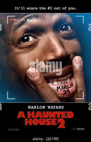 MARLON WAYANS-POSTER, EIN GEISTERHAUS 2, 2014 Stockfoto