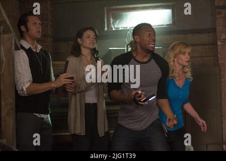 HAYES MACARTHUR, MISSI PYLE, Marlon Wayans, Jaime Pressly, A Haunted House 2, 2014 Stockfoto