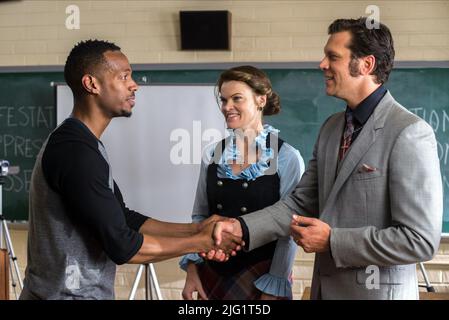 MARLON WAYANS, MISSI PYLE, HAYES MACARTHUR, ein HAUNTED HOUSE 2, 2014 Stockfoto