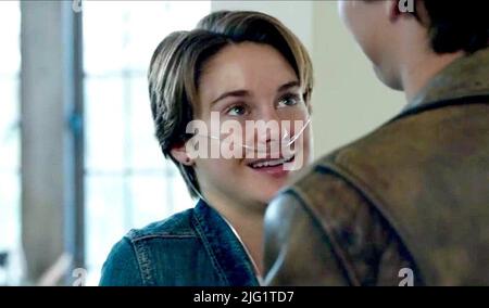 SHAILENE WOODLEY, DER FEHLER IN UNSERER STARS, 2014 Stockfoto