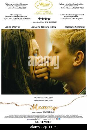 ANNE DORVAL, Antoine - OLIVIER PILON, Plakat, MUMIE, 2014 Stockfoto