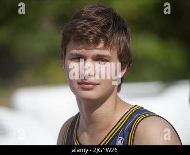 ANSEL ELGORT, DER FEHLER IN UNSEREN STERNEN, 2014 Stockfoto