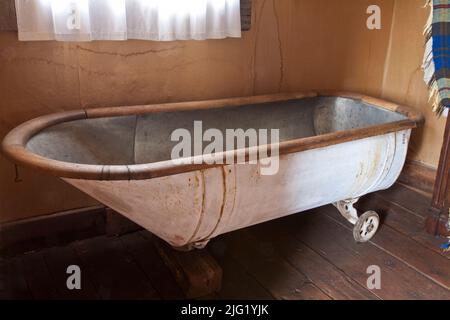 South Park City, Nachbildung der alten Western Town, Fairplay, Colorado, USA Stockfoto
