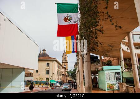 Gabriel García Márquez Kulturzentrum Raum für Kultur, im historischen Zentrum von Bogotá, 6. Juli 2022 Stockfoto