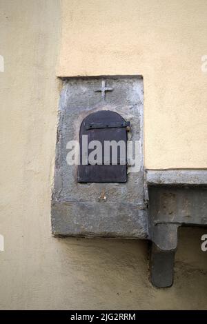 Historisches Weinfenster oder Buchette Del Vino in Florenz Italien Stockfoto