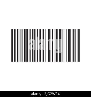 Barcode-Vektor-Symbol. Barcode für Web-Symbol Stock Vektor