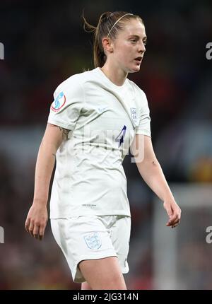 Manchester, Großbritannien. 6.. Juli 2022. Keira Walsh aus England während des Spiels der UEFA Women's European Championship 2022 in Old Trafford, Manchester. Bildnachweis sollte lauten: Darren Staples/Sportimage Credit: Sportimage/Alamy Live News Stockfoto