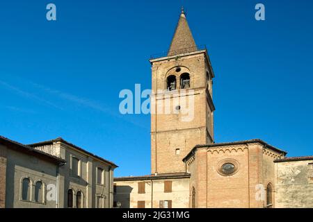 Collegiata di San Bartolomeo Apostolo, Italien, Emilia Romagna, Busseto Stockfoto