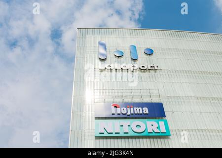 Kuala Lumpur, Malaysia - Juni 10,2022 : Außenansicht des BBCC (LaLaport Bukit Bintang City Centre) befindet sich in Bukit Bintang, in der Nähe von Ku Stockfoto