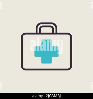 Vektorsymbol für erste-Hilfe-Kind. Medizin und Gesundheitswesen, medizinische Unterstützung Zeichen. Graph Symbol für medizinische Website und Apps Design, Logo, App, UI Stock Vektor