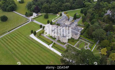 Muckross House and Gardens Ring of Kerry Ireland Drone Luftaufnahme Stockfoto