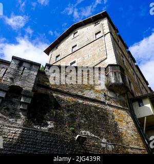 La Croix-Rousse, eine Ballade auf dem Fußweg der Flora Triistan, Lyon, Frankreich Stockfoto