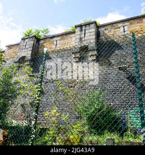 La Croix-Rousse, eine Ballade auf dem Fußweg der Flora Triistan, Lyon, Frankreich Stockfoto