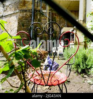 La Croix-Rousse, eine Ballade auf dem Fußweg der Flora Triistan, Lyon, Frankreich Stockfoto