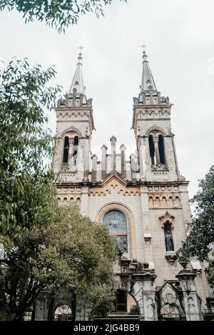 Batumi, Georgia - 04.05.2021: Kathedrale Von Batumi. Kathedrale der Geburt der seligen Jungfrau Maria Stockfoto