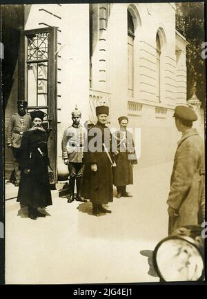 Aufnahme aus der Ukraine. Der neue Hetmann der Ukraine. (225) Stockfoto