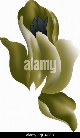 Blumenstrauß Textildruck Arbeit Stockfoto